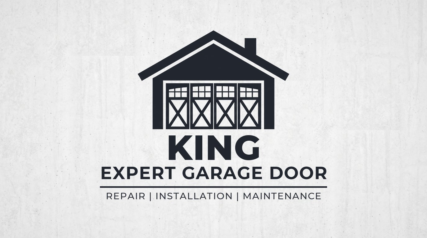 King Expert Garage Door Logo